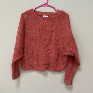 Rust Fuzzy Sweater